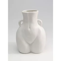 KARE Design Vasen-Vase Donna Weis 22Cm