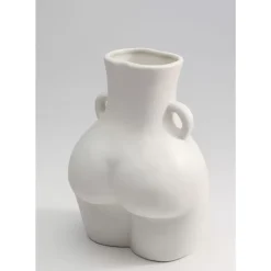 KARE Design Vasen-Vase Donna Weis 22Cm