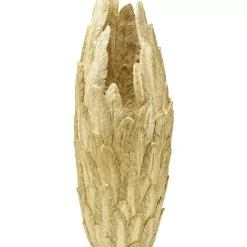 KARE Design Vasen-Vase Feathers Gold 80