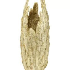 KARE Design Vasen-Vase Feathers Gold 80