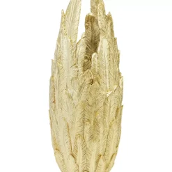 KARE Design Vasen-Vase Feathers Gold 80