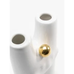 KARE Design Vasen-Vase Funny Teeth Weis 16Cm