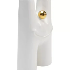 KARE Design Vasen-Vase Funny Teeth Weis 16Cm