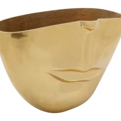 KARE Design Vasen-Vase Half Face Gold 46Cm