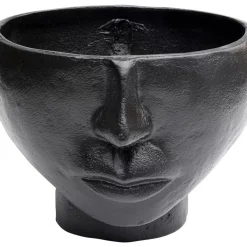 KARE Design Vasen-Vase Half Face Schwarz 23Cm