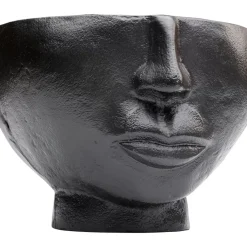 KARE Design Vasen-Vase Half Face Schwarz 23Cm