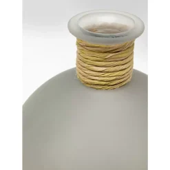 KARE Design Vasen-Vase Isola Belly Grau 25Cm