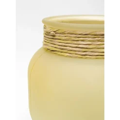 KARE Design Vasen-Vase Isola Storm Gelb 18Cm
