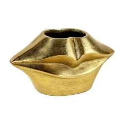 KARE Design Vasen-Vase Lips Gold