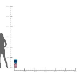 KARE Design Vasen-Vase Marvelous Duo Blau Lila 40Cm