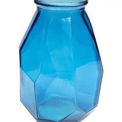 KARE Design Vasen-Vase Origami Blau 35Cm