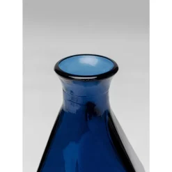 KARE Design Vasen-Vase Origami Blau 31Cm