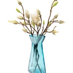 KARE Design Vasen-Vase Piramide Turkis 30Cm