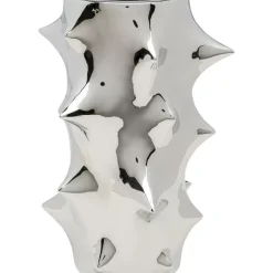 KARE Design Vasen-Vase Pointy Silber 30Cm