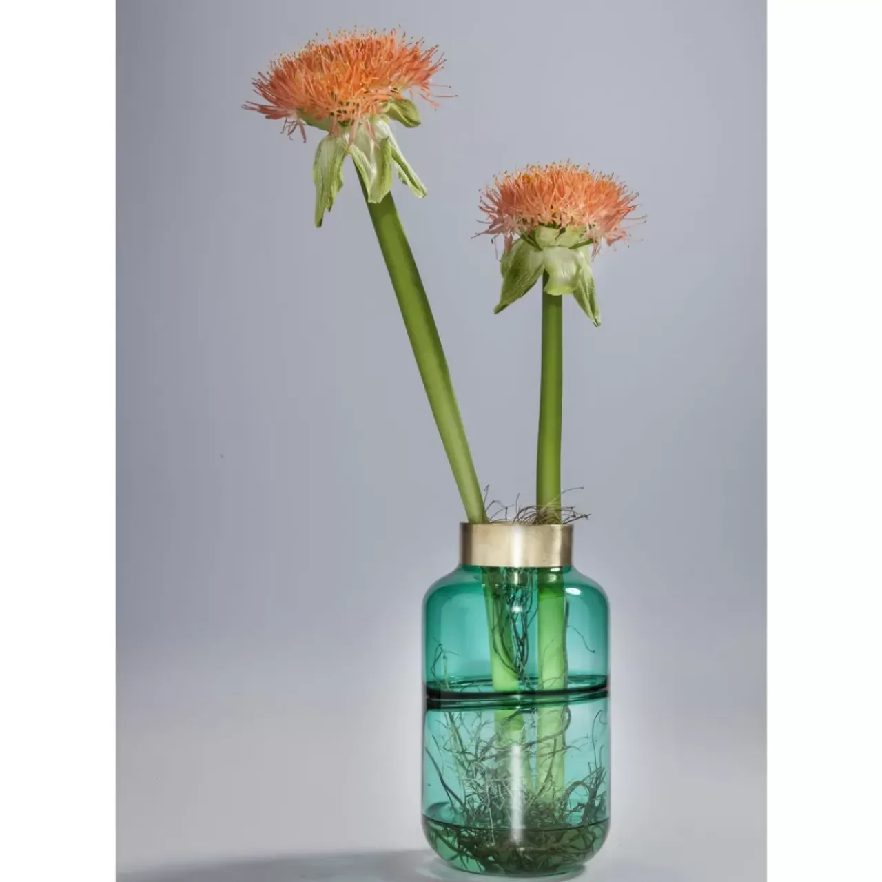 KARE Design Vasen-Vase Positano Belly Grun 28Cm