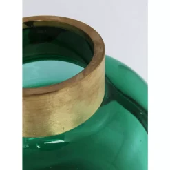 KARE Design Vasen-Vase Positano Belly Grun 21Cm