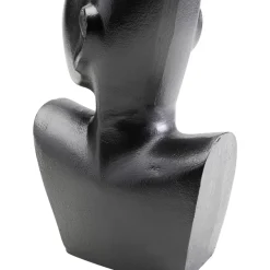 KARE Design Vasen-Vase Rostro Side Schwarz 27Cm