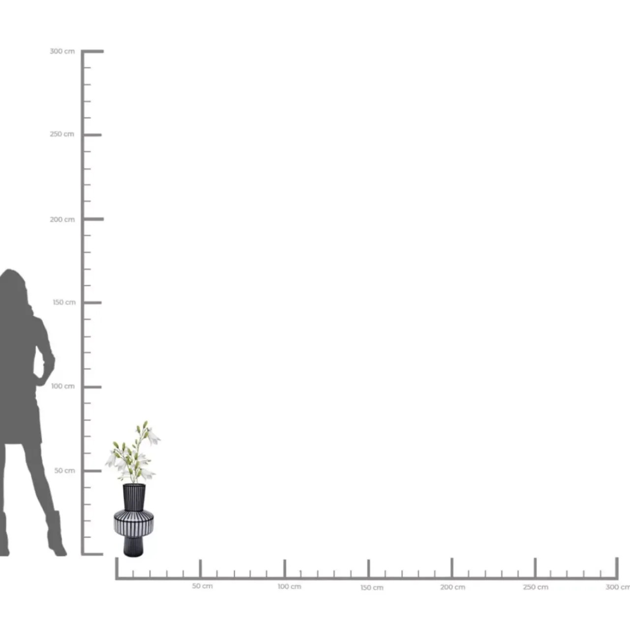 KARE Design Vasen-Vase Roulette Belly 42