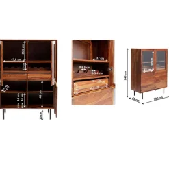 KARE Design Regale-Vitrine Ravello 100