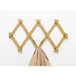 KARE Design Kleinmöbel & Sonstiges-Wandgarderobe Crossing Gold 9(+71)Cm