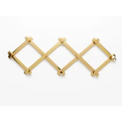 KARE Design Kleinmöbel & Sonstiges-Wandgarderobe Crossing Gold 9(+71)Cm