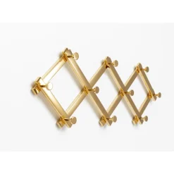 KARE Design Kleinmöbel & Sonstiges-Wandgarderobe Crossing Gold 9(+71)Cm