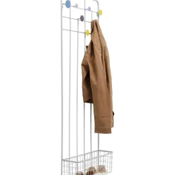 KARE Design Kleinmöbel & Sonstiges-Wandgarderobe Derry Weis 41Cm