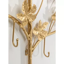 KARE Design Kleinmöbel & Sonstiges-Wandgarderobe Leafline Gold 93Cm