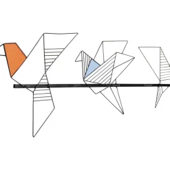KARE Design Kleinmöbel & Sonstiges-Wandgarderobe Origami Bird 114Cm