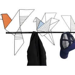 KARE Design Kleinmöbel & Sonstiges-Wandgarderobe Origami Bird 114Cm