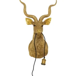 KARE Design Wandleuchten-Wandleuchte Animal Goat Gold 45X74Cm