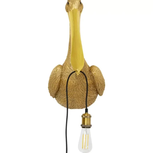 KARE Design Wandleuchten-Wandleuchte Animal Spoonbill Gold 29X62Cm