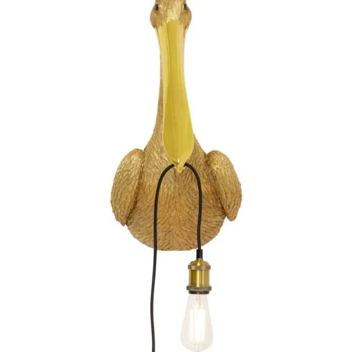 KARE Design Wandleuchten-Wandleuchte Animal Spoonbill Gold 29X62Cm