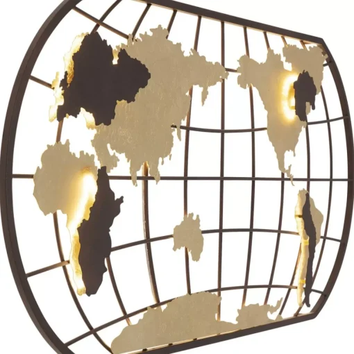 KARE Design Wandleuchten-Wandleuchte Earth Grid