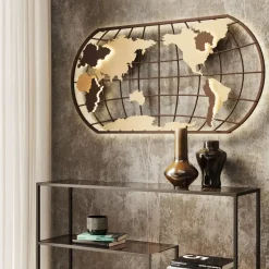 KARE Design Wandleuchten-Wandleuchte Earth Grid