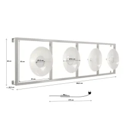 KARE Design Wandleuchten-Wandleuchte Ufo 4Er