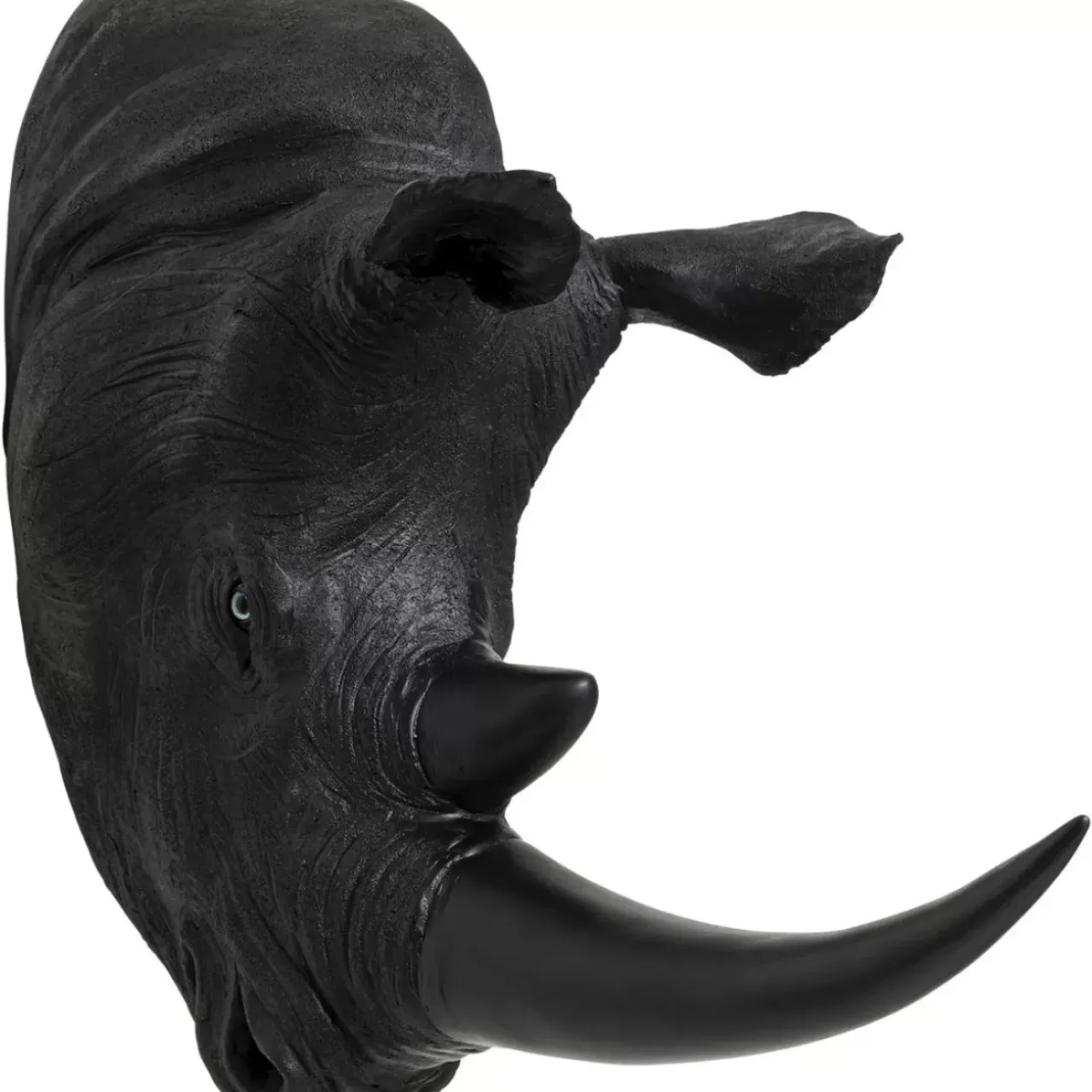 KARE Design Bilder-Wandobjekt Rhino Head Antique Schwarz