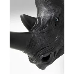 KARE Design Bilder-Wandobjekt Rhino Head Antique Schwarz