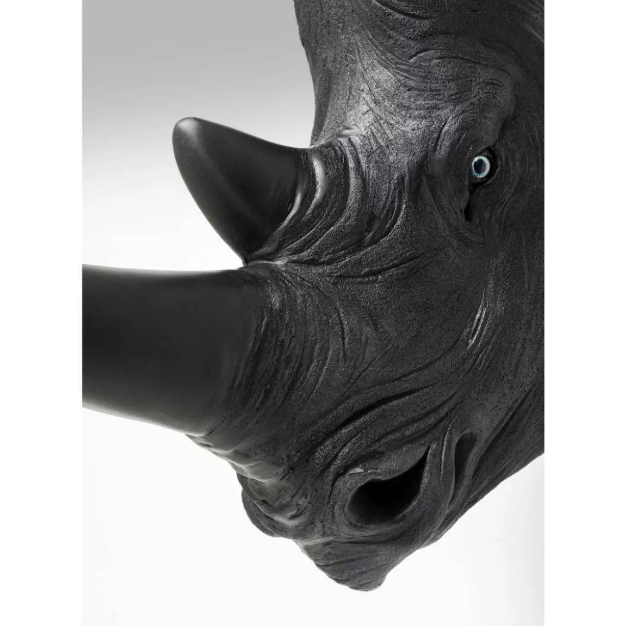 KARE Design Bilder-Wandobjekt Rhino Head Antique Schwarz