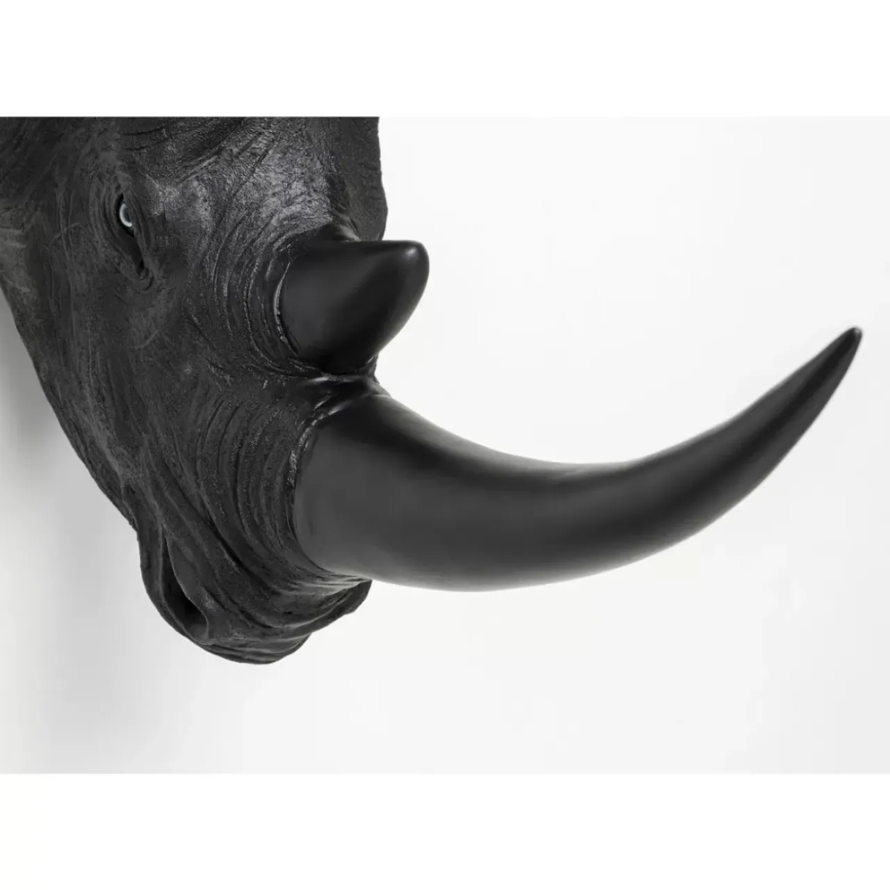 KARE Design Bilder-Wandobjekt Rhino Head Antique Schwarz