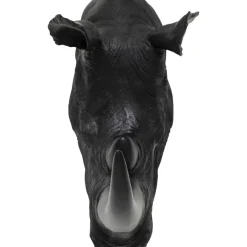 KARE Design Bilder-Wandobjekt Rhino Head Antique Schwarz