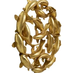 KARE Design Bilder-Wandobjekt School Of Koi Gold O102Cm