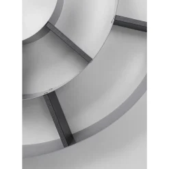 KARE Design Regale-Wandregal Snail Silver Grau