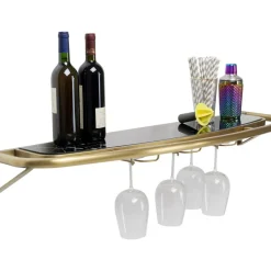 KARE Design Regale-Wandregal Treviso Gold 120X10Cm