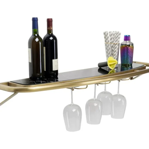 KARE Design Regale-Wandregal Treviso Gold 120X10Cm