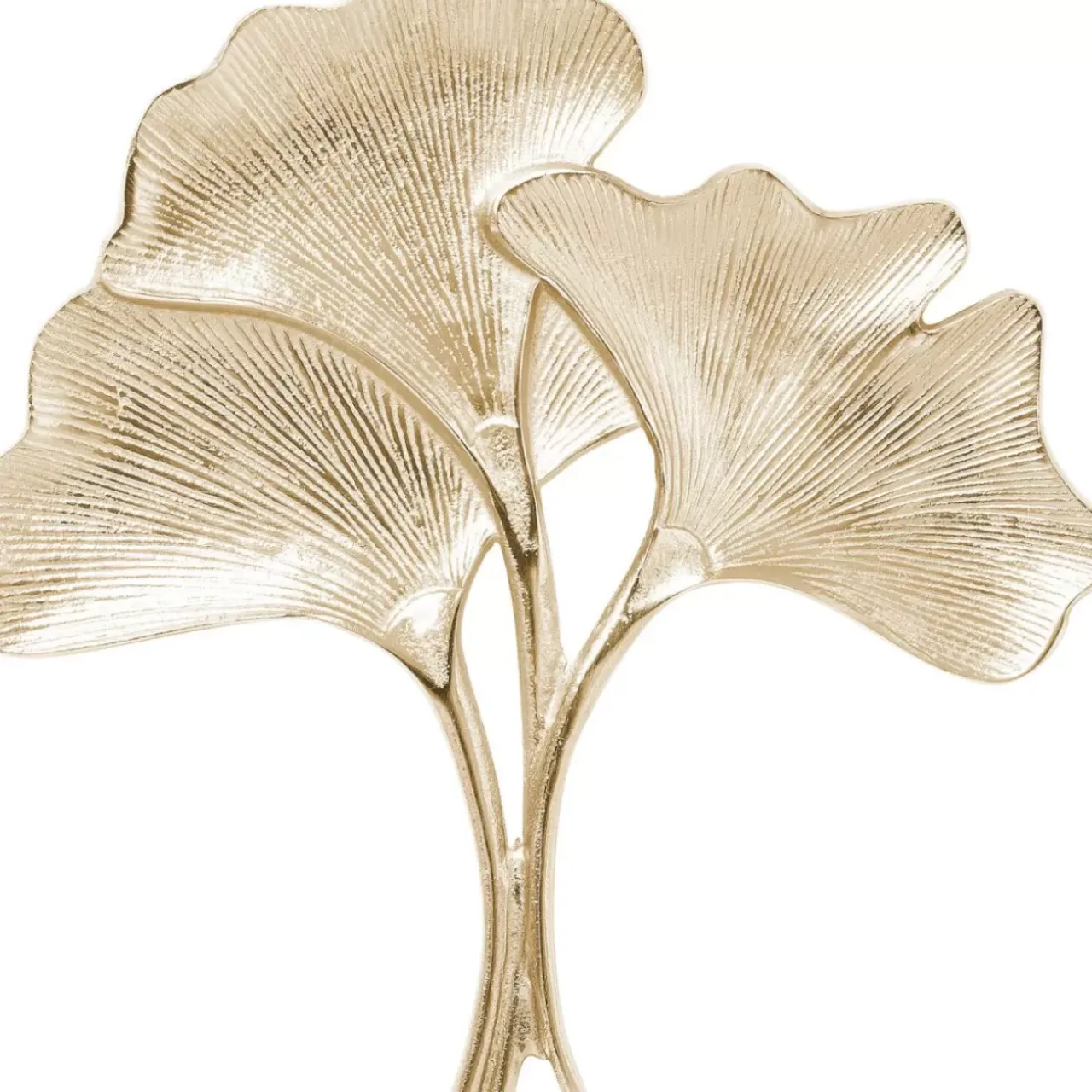 KARE Design Bilder-Wandschmuck Ginkgo Gold Klein