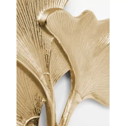 KARE Design Bilder-Wandschmuck Ginkgo Gold Klein