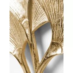 KARE Design Bilder-Wandschmuck Ginkgo Gold Klein