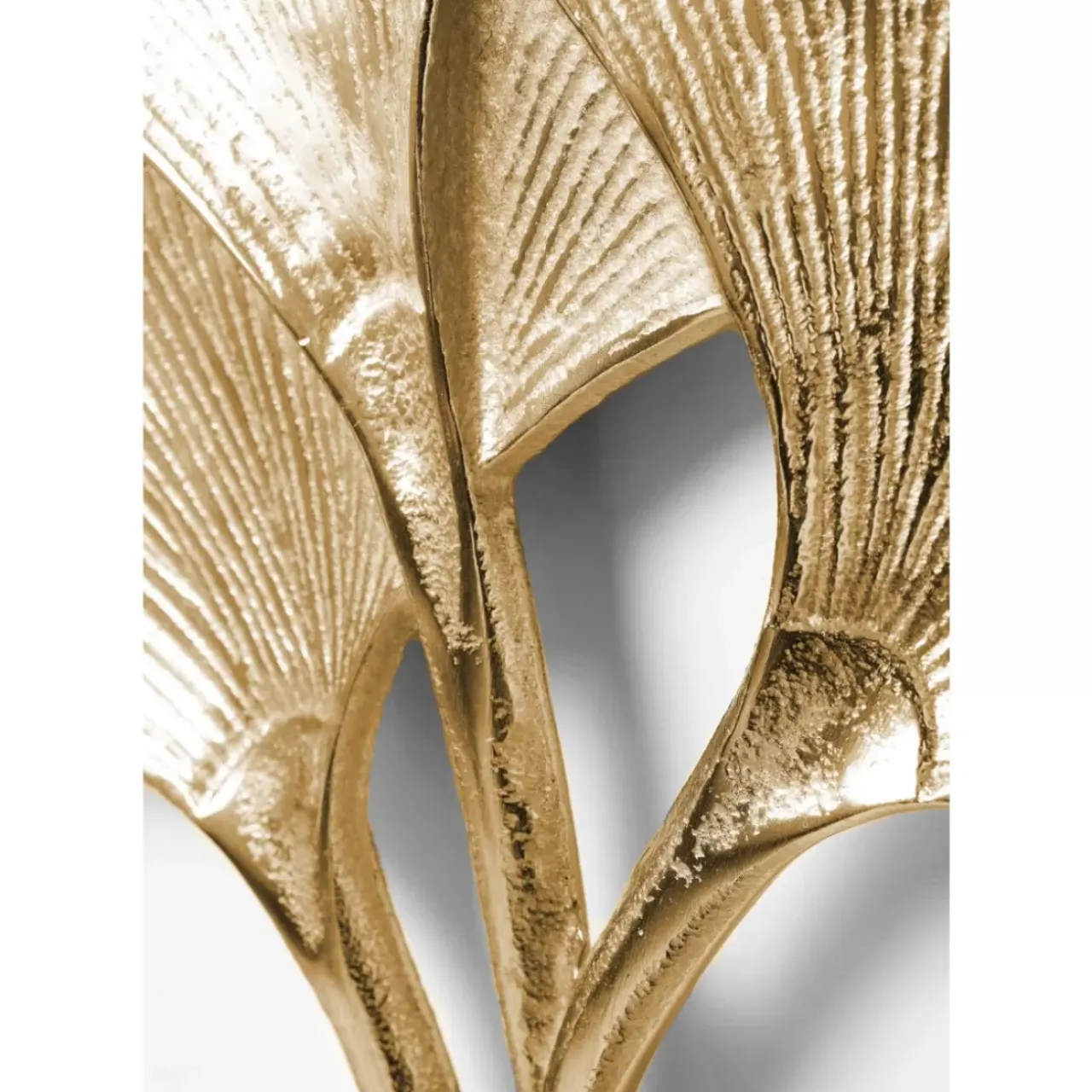 KARE Design Bilder-Wandschmuck Ginkgo Gold Klein