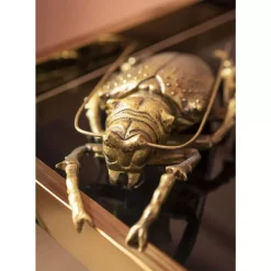 KARE Design Bilder-Wandschmuck Longicorn Beetle Gold